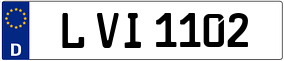 Truck License Plate